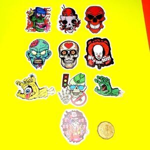 3/$20 brand new 10pcs waterproof stickers